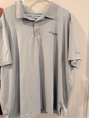 Columbia Light Gray Performance Polo